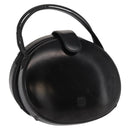 LOEWE Hand Bag Leather Black Gold Auth bs33105-1