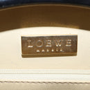 LOEWE Hand Bag Leather Black Gold Auth bs33105-11