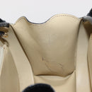 LOEWE Hand Bag Leather Black Gold Auth bs33105-18