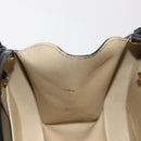 LOEWE Hand Bag Leather Black Gold Auth bs33105-19