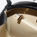 LOEWE Hand Bag Leather Black Gold Auth bs33105-20