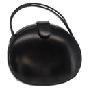 LOEWE Hand Bag Leather Black Gold Auth bs33105-13