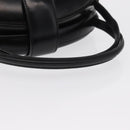 LOEWE Hand Bag Leather Black Gold Auth bs33105-7