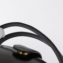 LOEWE Hand Bag Leather Black Gold Auth bs33105-14