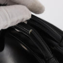 LOEWE Hand Bag Leather Black Gold Auth bs33105-8