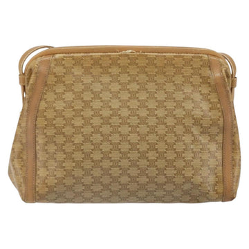 CELINE Macadam Canvas Shoulder Bag PVC Beige Gold Auth bs33106 - 0