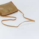 CELINE Macadam Canvas Shoulder Bag PVC Beige Gold Auth bs33106-7