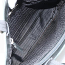 PRADA Tote Bag Nylon Green Silver Auth bs33109-11