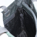 PRADA Tote Bag Nylon Green Silver Auth bs33109-19