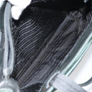 PRADA Tote Bag Nylon Green Silver Auth bs33109-25