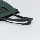 PRADA Tote Bag Nylon Green Silver Auth bs33109-7