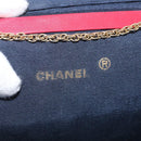 CHANEL Matelasse Chain Shoulder Bag Lamb Skin Red Gold CC Auth bs33112-16