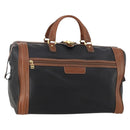 BALENCIAGA Boston Bag Leather Black Gold Auth bs33113-1