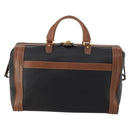 BALENCIAGA Boston Bag Leather Black Gold Auth bs33113-2