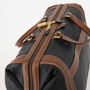 BALENCIAGA Boston Bag Leather Black Gold Auth bs33113-6