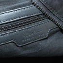 VERSACE Boston Bag Nylon 2way Black Silver Auth bs33114-21