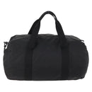 VERSACE Boston Bag Nylon 2way Black Silver Auth bs33114-2