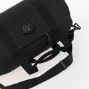 VERSACE Boston Bag Nylon 2way Black Silver Auth bs33114-7