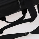 VERSACE Boston Bag Nylon 2way Black Silver Auth bs33114-9