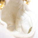 CHANEL Matelasse Key Holder Lamb Skin White Gold CC Auth bs33121-19
