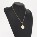FENDI Necklace metal Gold Tone Auth bs33122-14