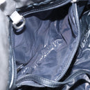 CHANEL Cococoon Tote Bag Coated Canvas Silver CC Auth bs33124-22