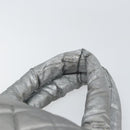 CHANEL Cococoon Tote Bag Coated Canvas Silver CC Auth bs33124-8