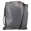 CHANEL Shoulder Bag Leather Gunmetal CC Auth bs33125-1