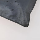 CHANEL Shoulder Bag Leather Gunmetal CC Auth bs33125-16