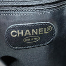 CHANEL Shoulder Bag Leather Gunmetal CC Auth bs33125-20