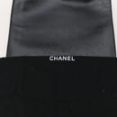 CHANEL Shoulder Bag Leather Gunmetal CC Auth bs33125-11