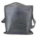CHANEL Shoulder Bag Leather Gunmetal CC Auth bs33125-2