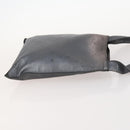 CHANEL Shoulder Bag Leather Gunmetal CC Auth bs33125-3