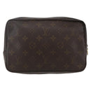 LOUIS VUITTON Monogram Trousse Toilette 23 Clutch Bag M47524 LV Auth bs33129-2