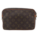 LOUIS VUITTON Monogram Compiegne 23 Clutch Bag M51847 LV Auth bs33130-2