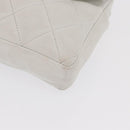 CHANEL Gürteltasche Lammleder Gold Weiß CC Auth bs33133-16