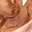CHANEL Tote Bag Caviar Skin Brown Gold CC Auth bs33137-18