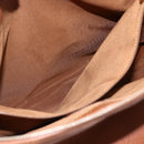 CHANEL Tote Bag Caviar Skin Brown Gold CC Auth bs33137-23