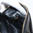CHANEL Clutch Bag Patent leather Gold Black CC Auth bs33144-19