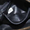 CHANEL Clutch Bag Patent leather Gold Black CC Auth bs33144-11