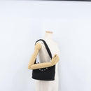 Salvatore Ferragamo Hand Bag Canvas 2way Black Auth bs33146-23