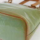 LOUIS VUITTON Monogram Vernis Houston Hand Bag Baby Blue M91005 LV Auth bs33150-15