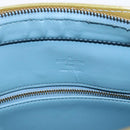 LOUIS VUITTON Monogram Vernis Houston Hand Bag Baby Blue M91005 LV Auth bs33150-10