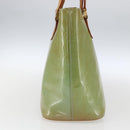 LOUIS VUITTON Monogram Vernis Houston Hand Bag Baby Blue M91005 LV Auth bs33150-3