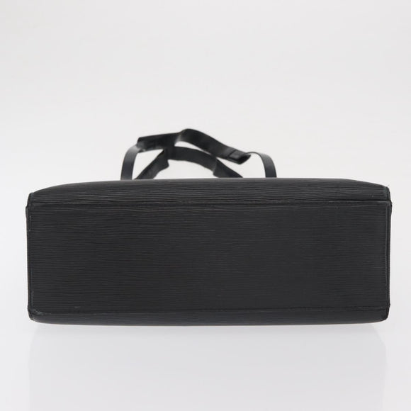LOUIS VUITTON Epi Croisette PM Tote Bag Black M52492 LV Auth bs33151