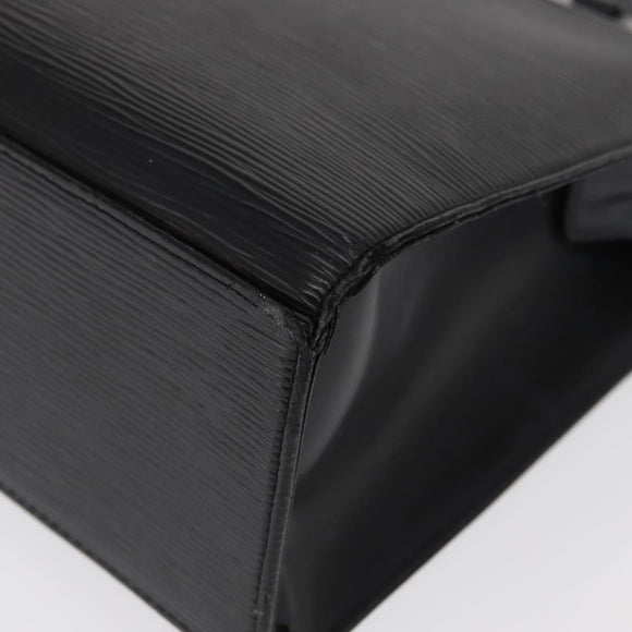 LOUIS VUITTON Epi Croisette PM Tote Bag Black M52492 LV Auth bs33151