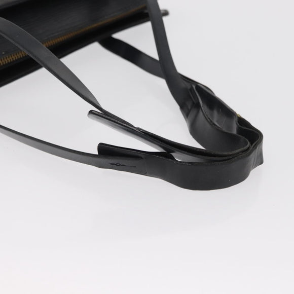 LOUIS VUITTON Epi Croisette PM Tote Bag Black M52492 LV Auth bs33151