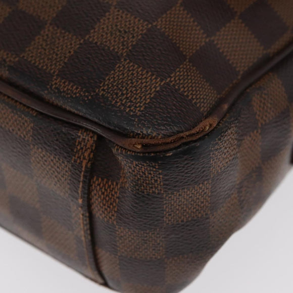 LOUIS VUITTON Damier Ebene Shelton MM Shoulder Bag N41149 LV Auth bs33154