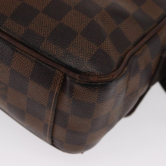 LOUIS VUITTON Damier Ebene Shelton MM Shoulder Bag N41149 LV Auth bs33154