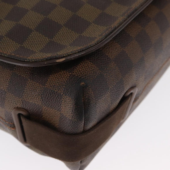 LOUIS VUITTON Damier Ebene Brooklyn MM Shoulder Bag N51211 LV Auth bs33156